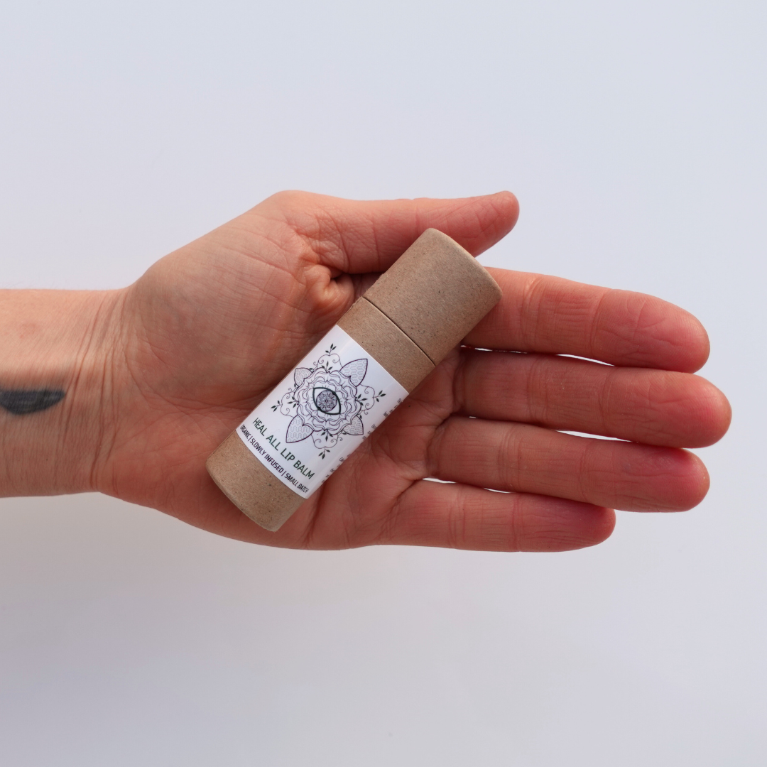 Earth Mother Medicinals TherapeuticHerbalFormulasHealAllLipBalmExtraLarge