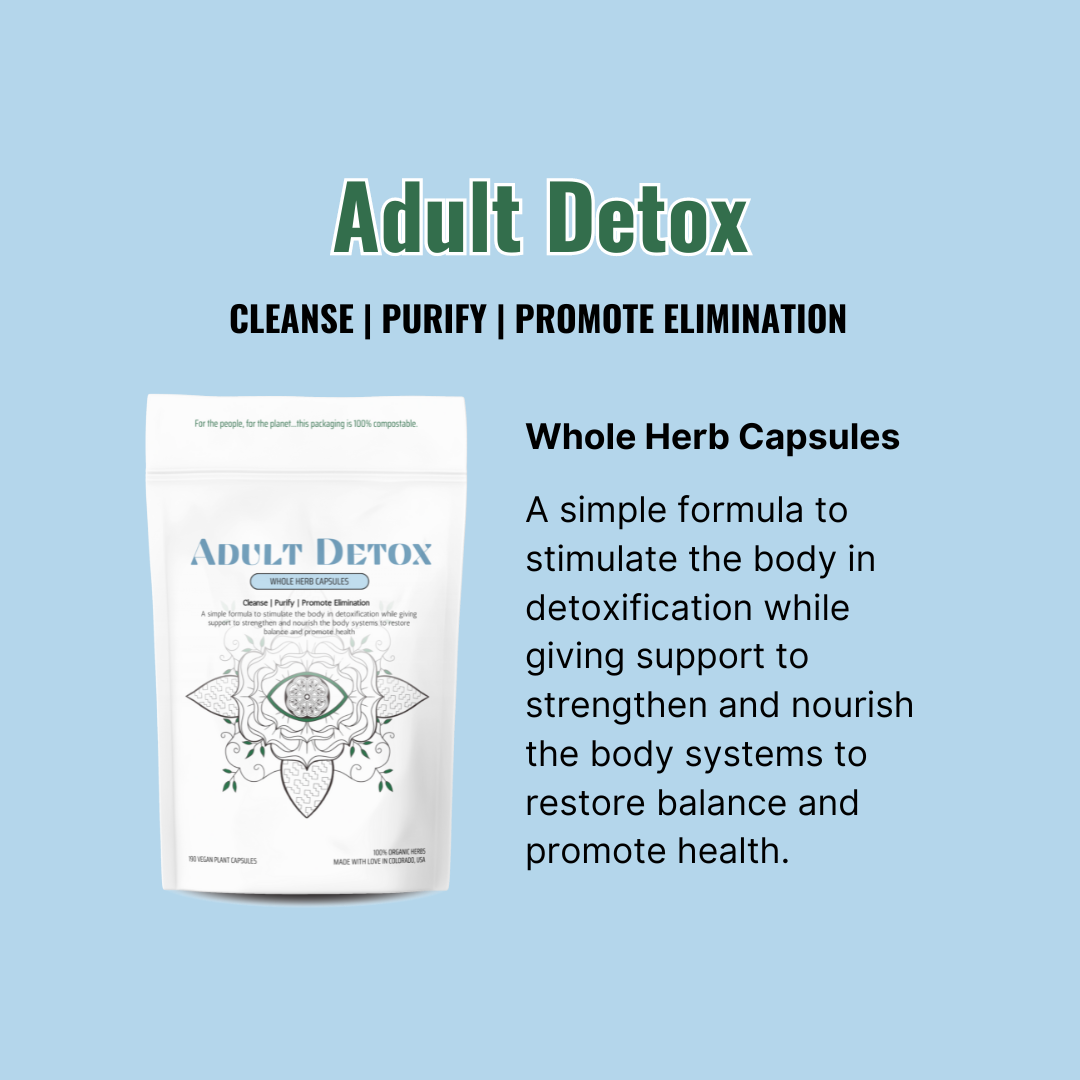 Earth Mother Medicinals Therapeutic Herbal Teas and Therapeutic Herbal Formulas Hayley Porter, one month detox protocol, 1 month cleanse, detox capsules