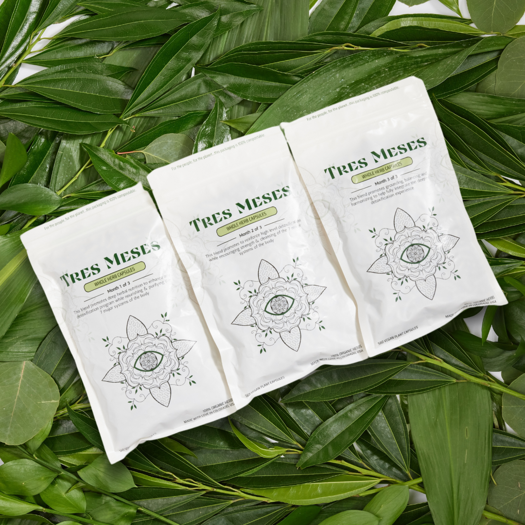 Earth Mother Medicinals Therapeutic Herbal Teas and Therapeutic Herbal Formulas, Detox Protocol, Full Body Detox, Tres Meses Detoxification Protocol, Signature Detox Protocol