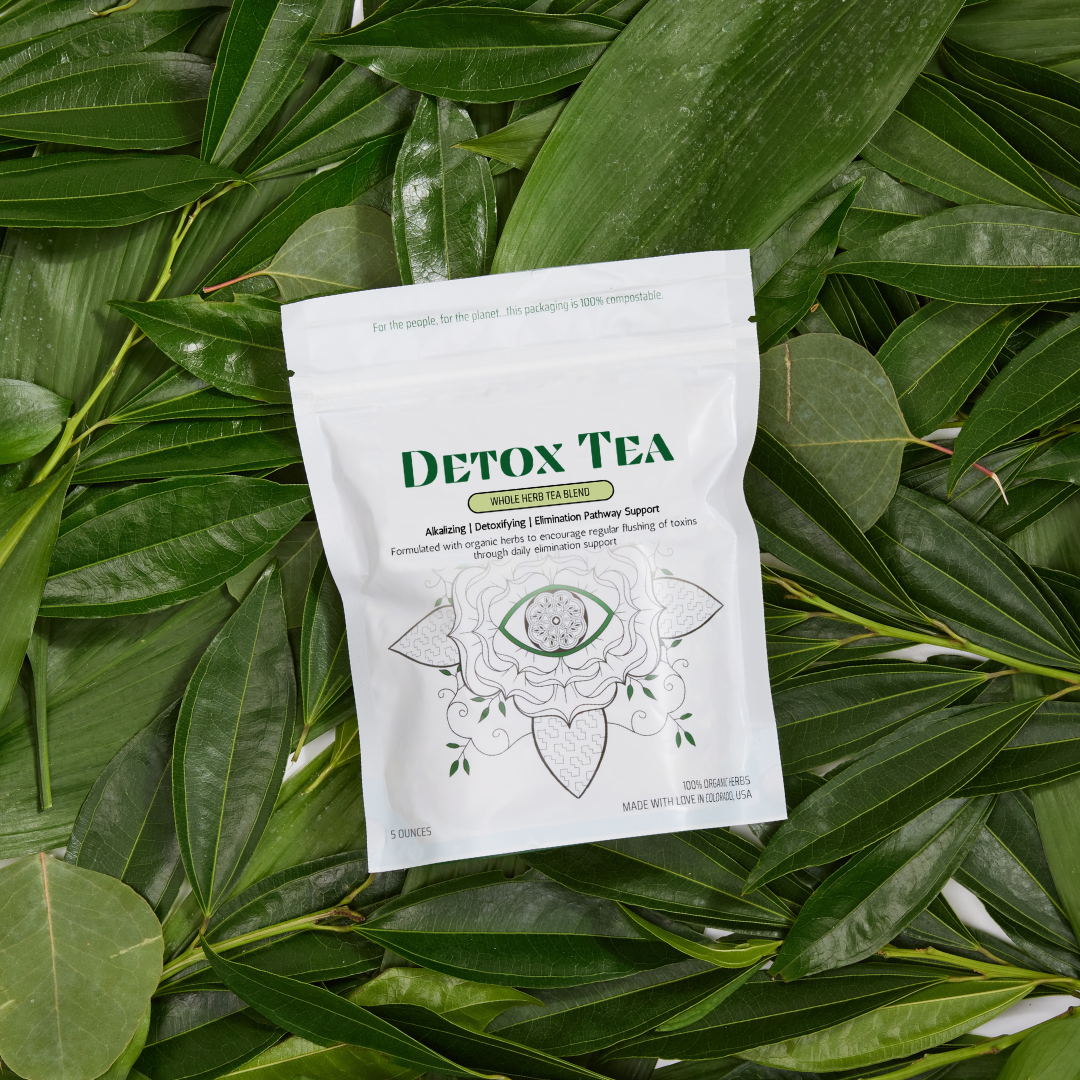 Earth Mother Medicinals Therapeutic Herbal Teas and Therapeutic Herbal Formulas Detox Tea, Cleanse Tea, Detoxifying Tea, Kidney Detox Tea, Liver Detox Tea, Kidney Tea, Liver Tea, Loose Leaf Tea, Organic Liver Tea, Organic Kidney Tea, Organic Tea, Medium Size