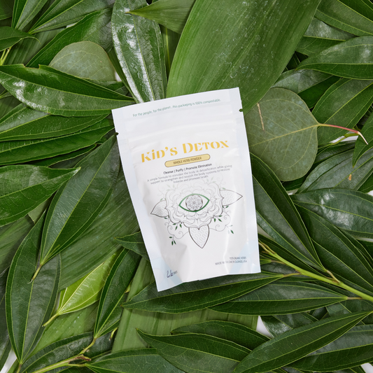 Earth Mother Medicinals Therapeutic Herbal Teas and Therapeutic Herbal Formulas, Kid's Detox, Kid's one month detox, kid safe detox, children's detox formula, children's safe detox