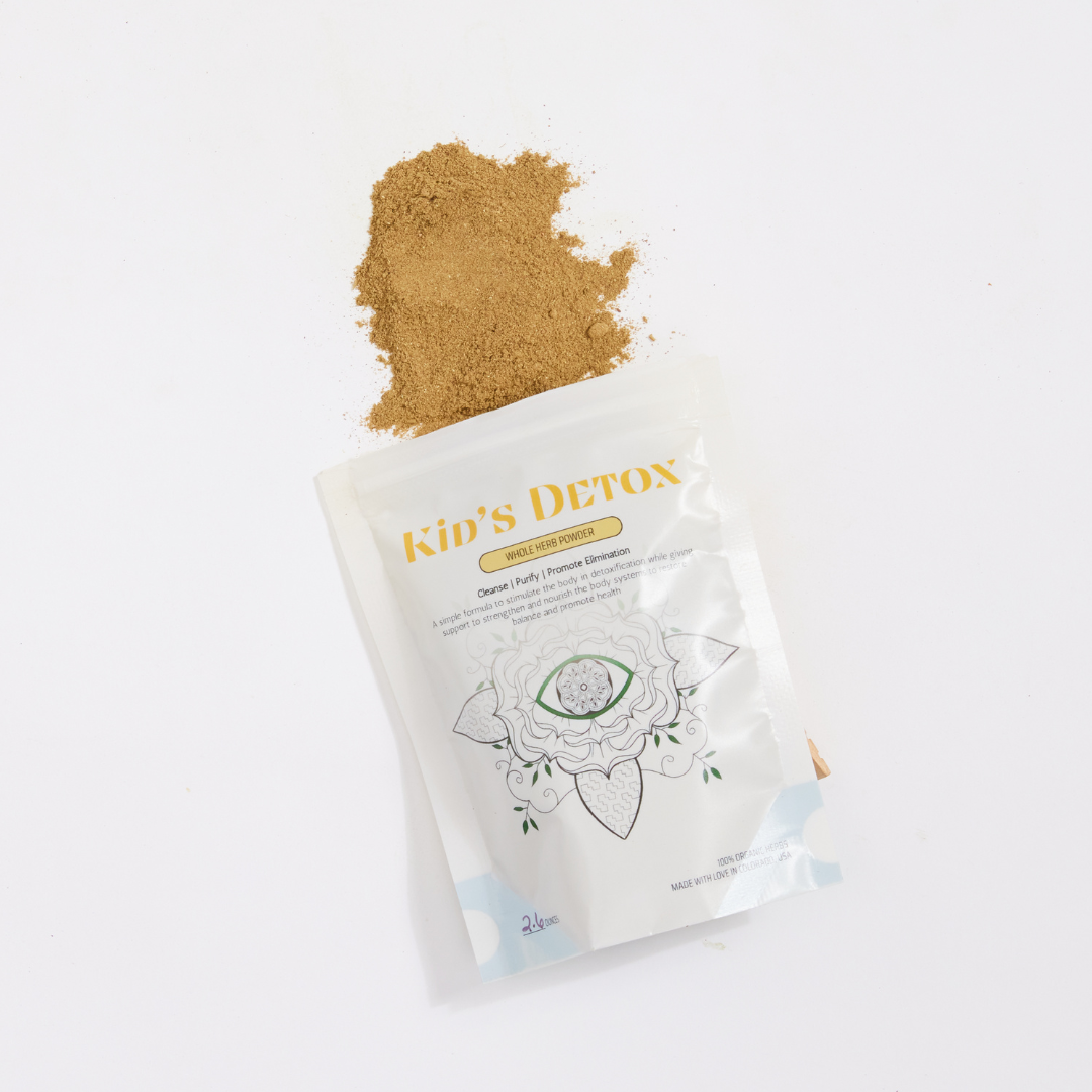 Earth Mother Medicinals Therapeutic Herbal Teas and Therapeutic Herbal Formulas, Kid's Detox, Kid's one month detox, kid safe detox, children's detox formula, children's safe detox, one month kid's detox