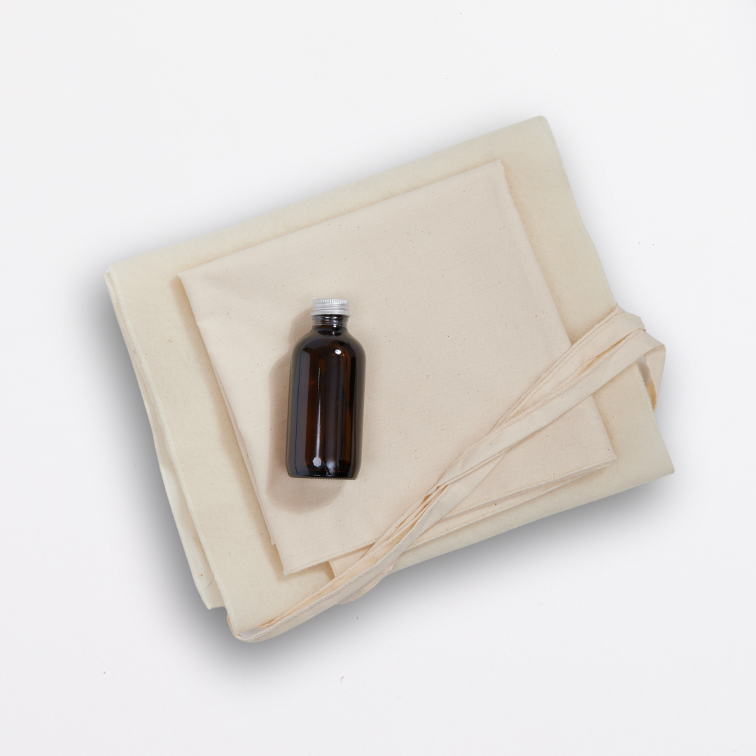 Earth Mother Medicinals Therapeutic Herbal Teas and Therapeutic Herbal Formulas, Organic Castor Oil Packs, Organic Castor Oil, Cold Pressed Castor Oil, Virgin Castor Oil, Hexane Free Castor Oil, Natural Fiber Castor Oil Pack, Muslin cloth and wool